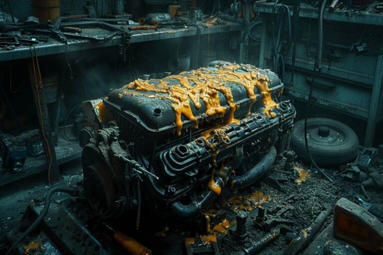 Mayonnaise dans le moteur : quels dangers pour le véhicule ?