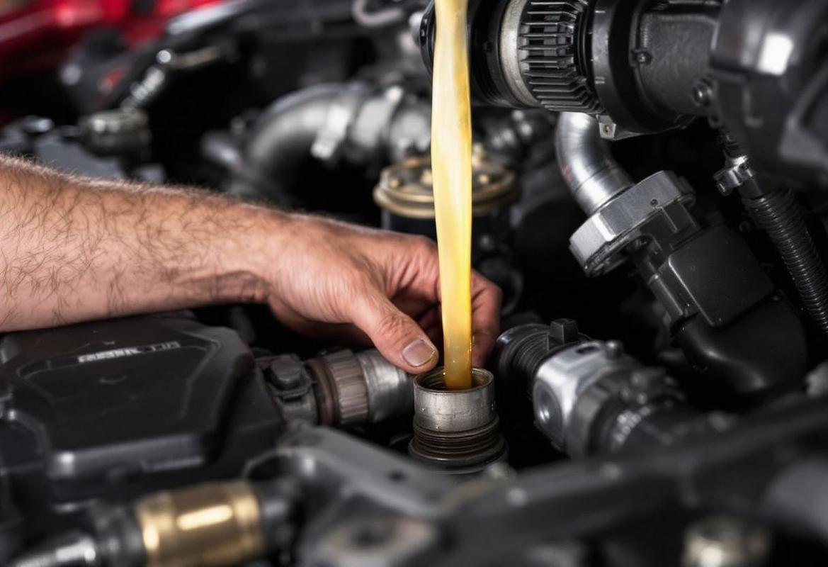Voiture qui consomme de l’huile - Les causes (des joints usés, des pistons et/ou des cylindres abîmés, un carter fissuré ou endommagé, le filtre à huile encrassé, des segments usés, les vis de purges trop serrées ou usées, des pièces mal montées)
