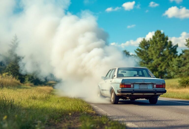Ma voiture fume blanc et sent mauvais : que faire ?