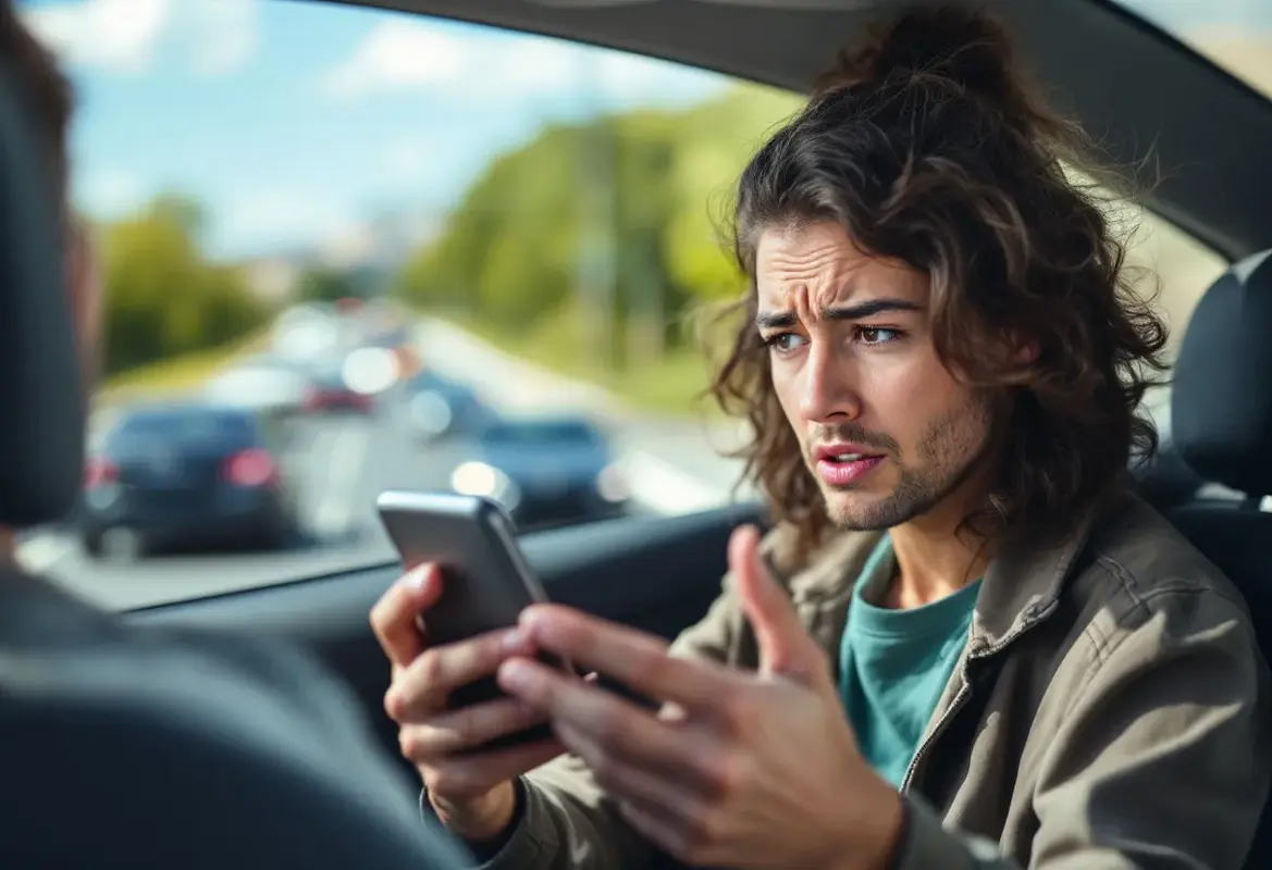 Amende pour téléphone au volant : règles et sanctions