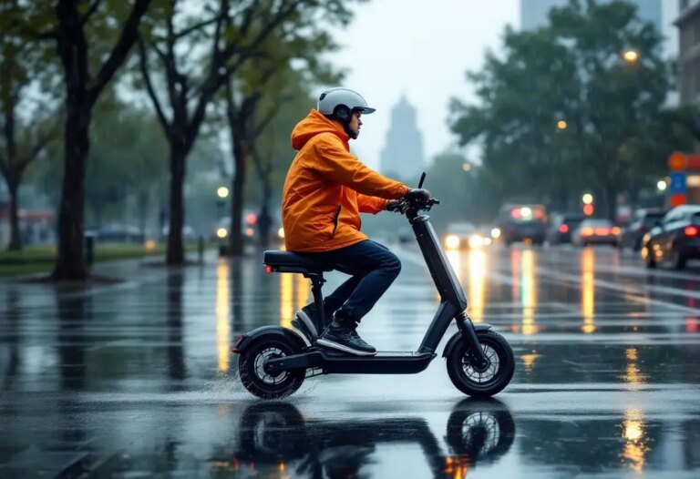 Trottinette électrique sous la pluie : ce que vous devez savoir
